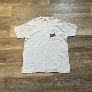 Fruit of the Loom Light Gray Graphic Tee